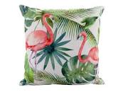 Flamingo duo outdoor cushion