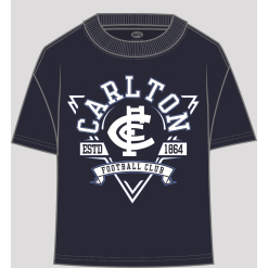 Kids Banner Tee Blues