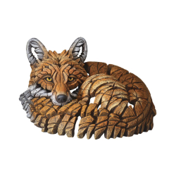 Edge Curled Up Fox Figure