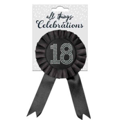 18th Rosette Black