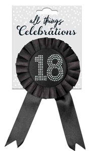 18th Rosette Black