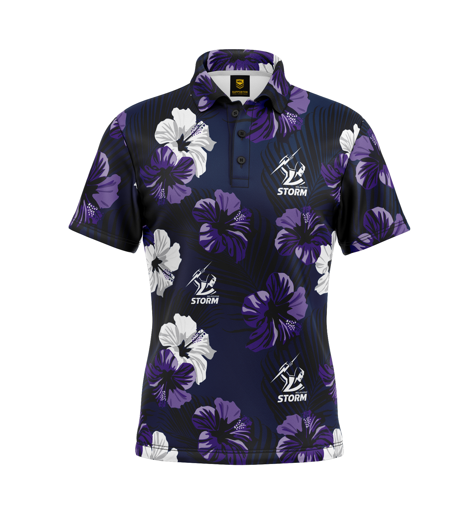 NRL Storm 'Aloha' Golf Polo M