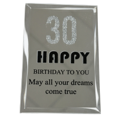 Happy 30th Birthday Plaque