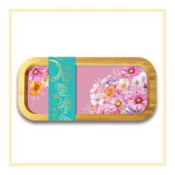 Bamboo Trinket Tray Wistful Wildflowers