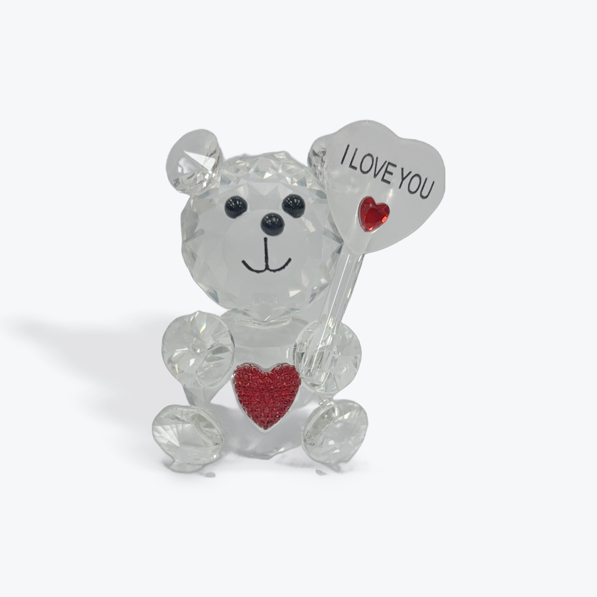 Red Crystal Love Bear