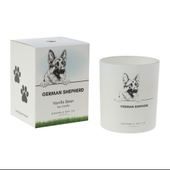German Shepherd Candle