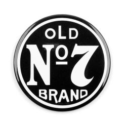 Jack Daniel's Old No. 7 Brand Button Sticker