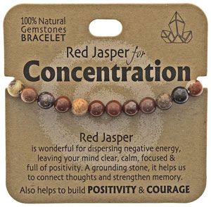 Red Jasper for Concentration Bracelet