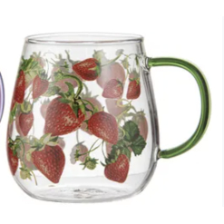 Berry Bliss Mugs Strawberries