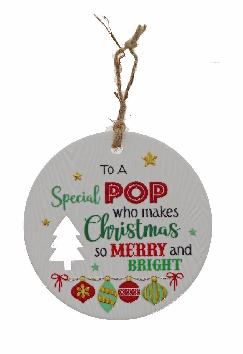Pop Xmas Plaque