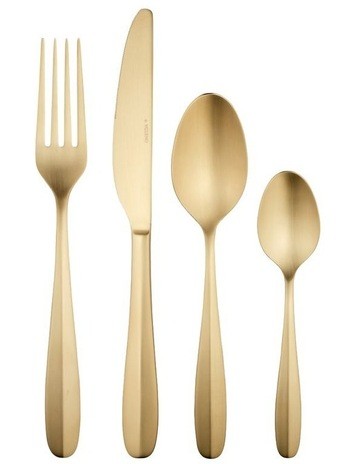 Oneida Oakwood Cutlery Set 16pc Champagne Gift Boxed