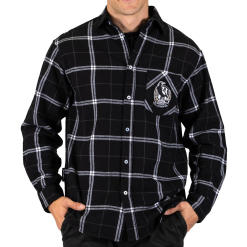 AFL Collingwood 'Mustang' Flannel Shirt L