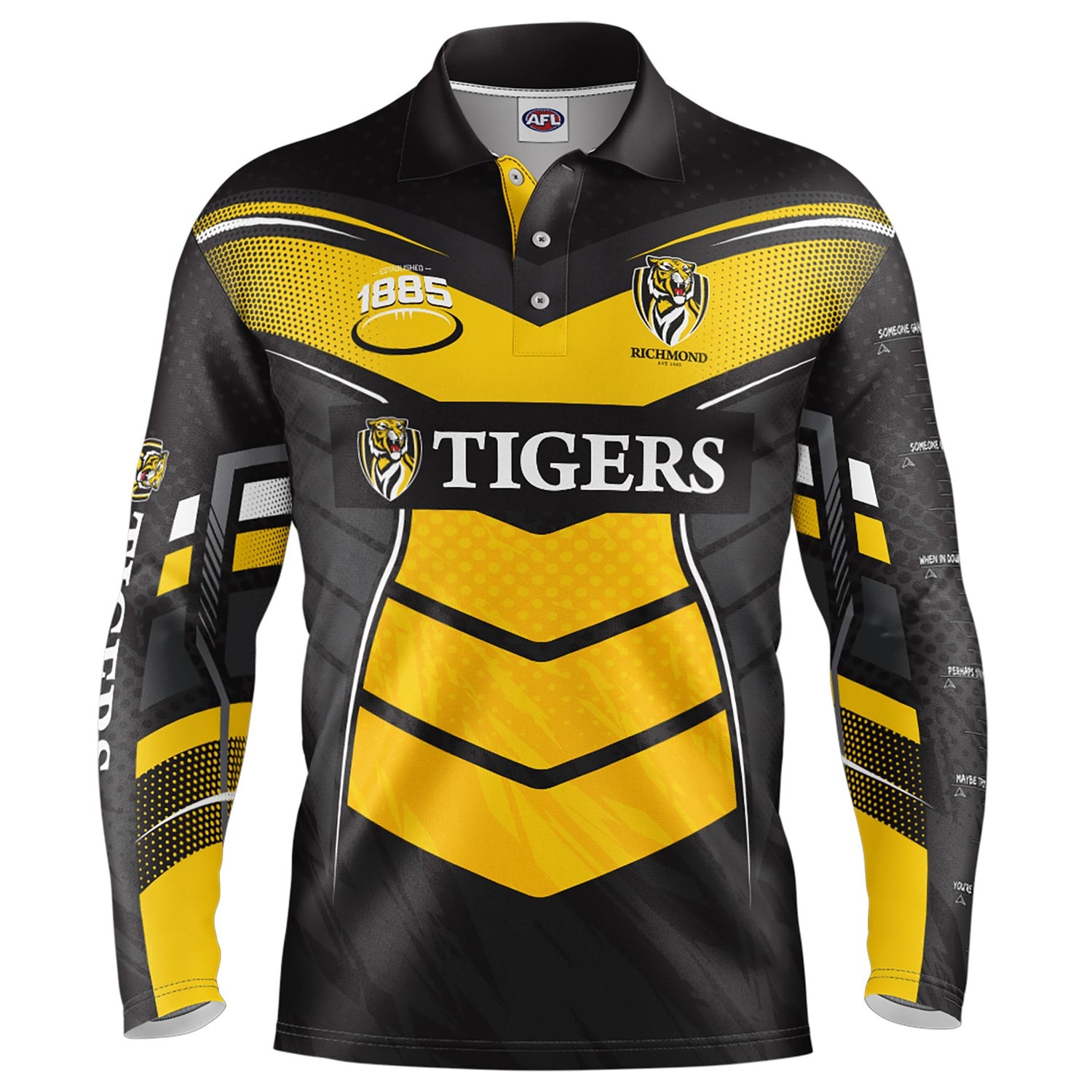 Richmond Tigers 'Cyber' Fishing Shirt