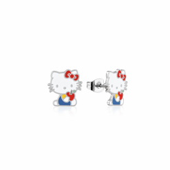 ECC Sanrio Hello Kitty Apple Stud Earrings