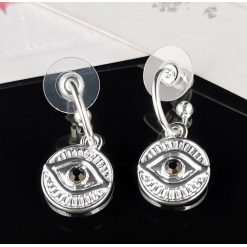Silver Plater Evil Eye Earring