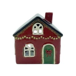 Xmas Red House - Tealight