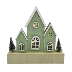 Xmas Village LED - Wooden & Felt