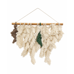 Boho Macrame Leaf Wall Hanger