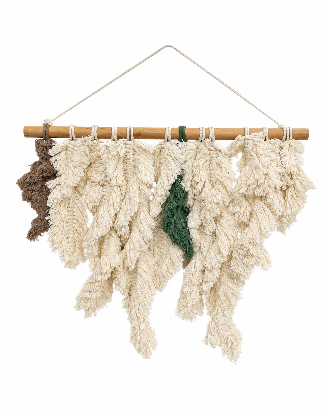 Boho Macrame Leaf Wall Hanger