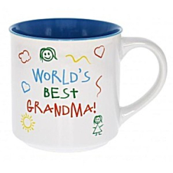 Grandma Kid Art Love You Mug