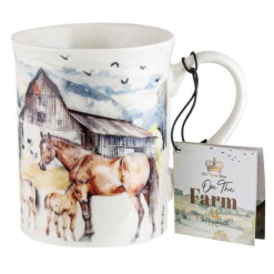 On the Farm Horse Mug