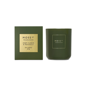 Hemp Flower & Patchouli - Moss St. Candle 300g