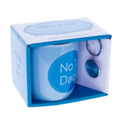 No. 1 Dad Mug And Keyring Set