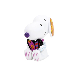 Peanuts By Britto Snoopy Heart Mini Figurine