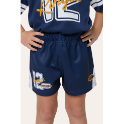 Unisex Kids Footy Short - College Navy