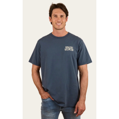 Poster Mens Loose Fit T-Shirt - Washed Navy