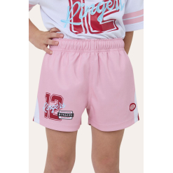 Unisex Kids Footy Short - Pink