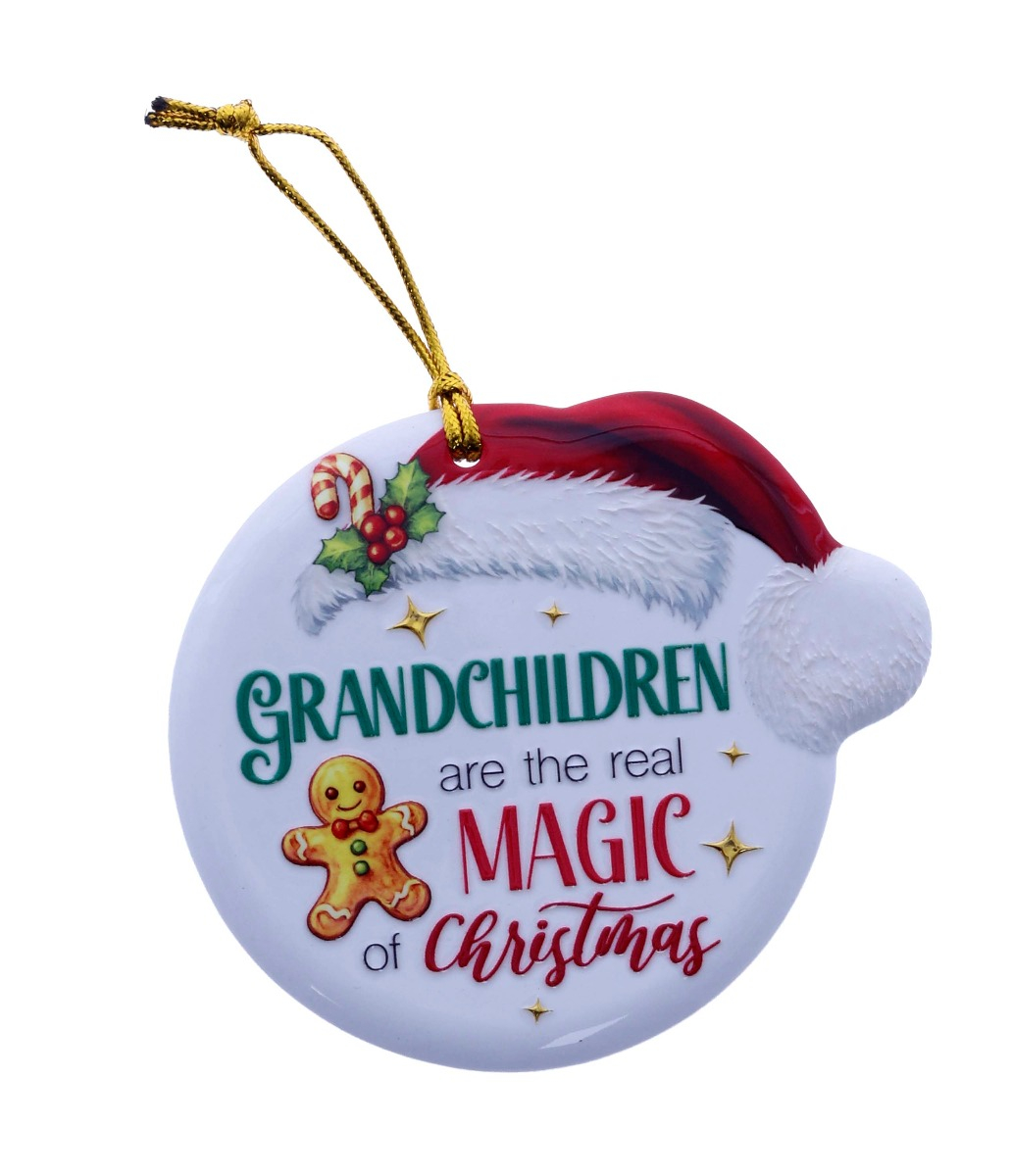 TSK Christmas Sentiment Plaque - Grandchildren