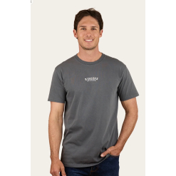 Lone Rider Mens Stock Fit T-Shirt - Washed Black