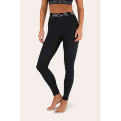 Ringers Active Womens Logo Elastic Pocket Legging - Black