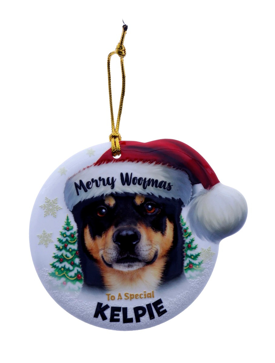 TSK Christmas Sentiment Plaque - Kelpie