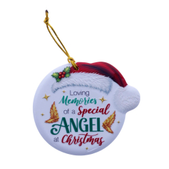 TSK Christmas Sentiment Plaque - Angel Memories