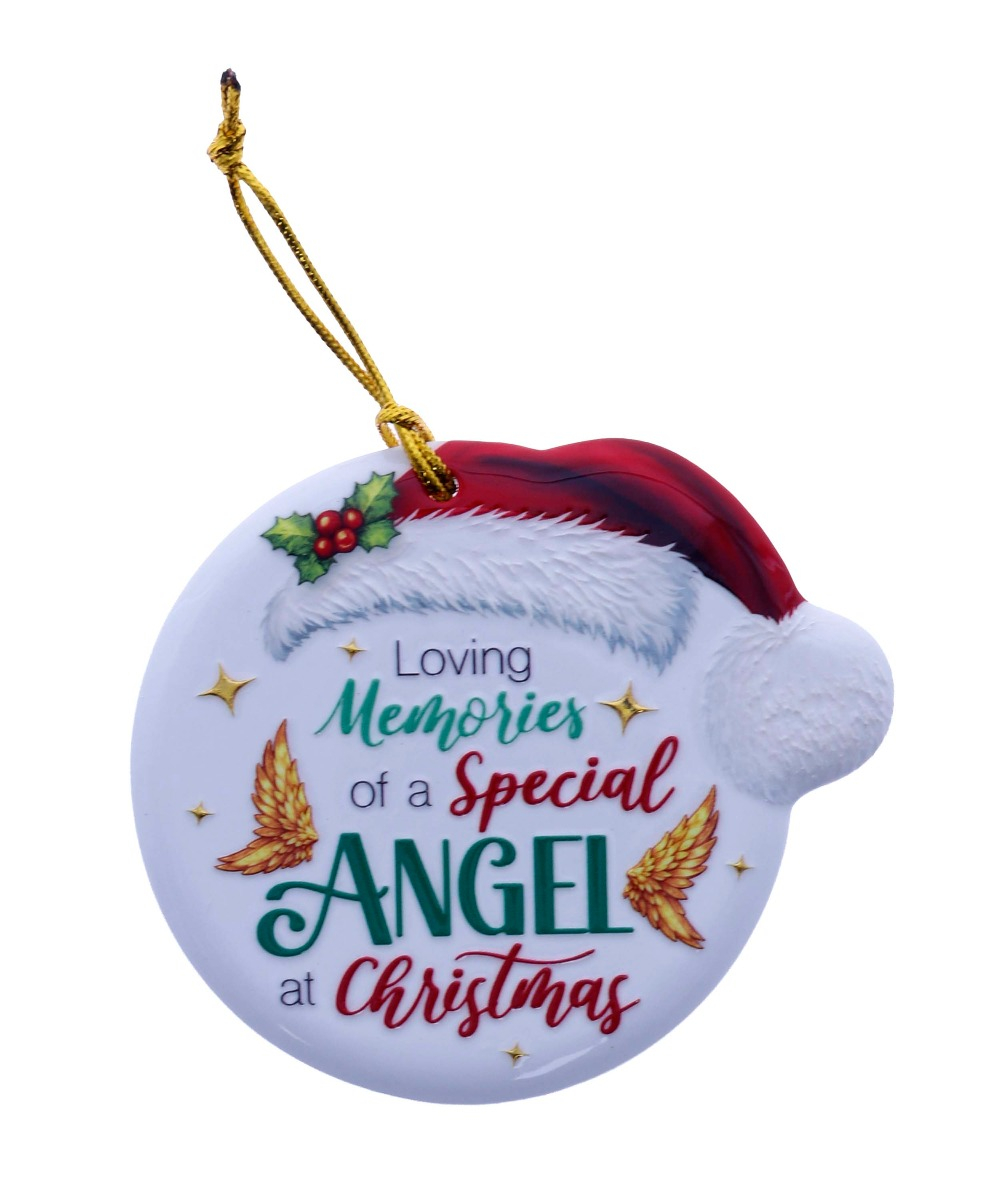 TSK Christmas Sentiment Plaque - Angel Memories