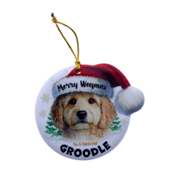 TSK Christmas Sentiment Plaque - Groodle