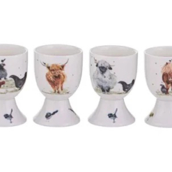 Paddock Pals Set of 4 Assorted Egg Cup