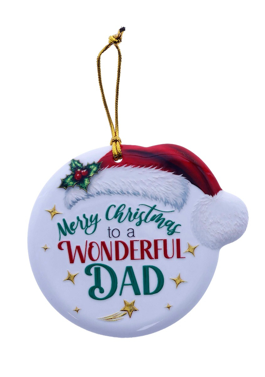 TSK Christmas Sentiment Plaque - Dad