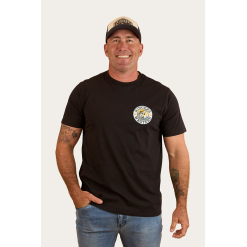 Big Catch Mens Loose Fit T-Shirt - Black