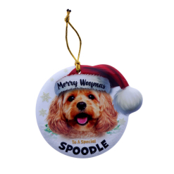 TSK Christmas Sentiment Plaque - Spoodle