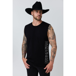 Wild Side Mens Relaxed Fit Tank - Black