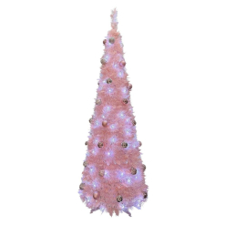 PreLit Pink PopUp Tree 6ft
