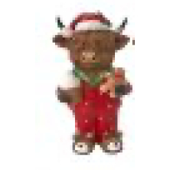 Highland Cow PJ's Resin A