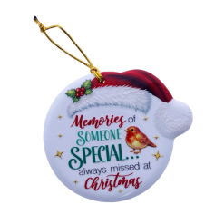 TSK Christmas Sentiment Plaque - Someone Special Memorial