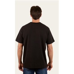 Princeton Mens Loose Fit T-Shirt - Washed Black / Camo