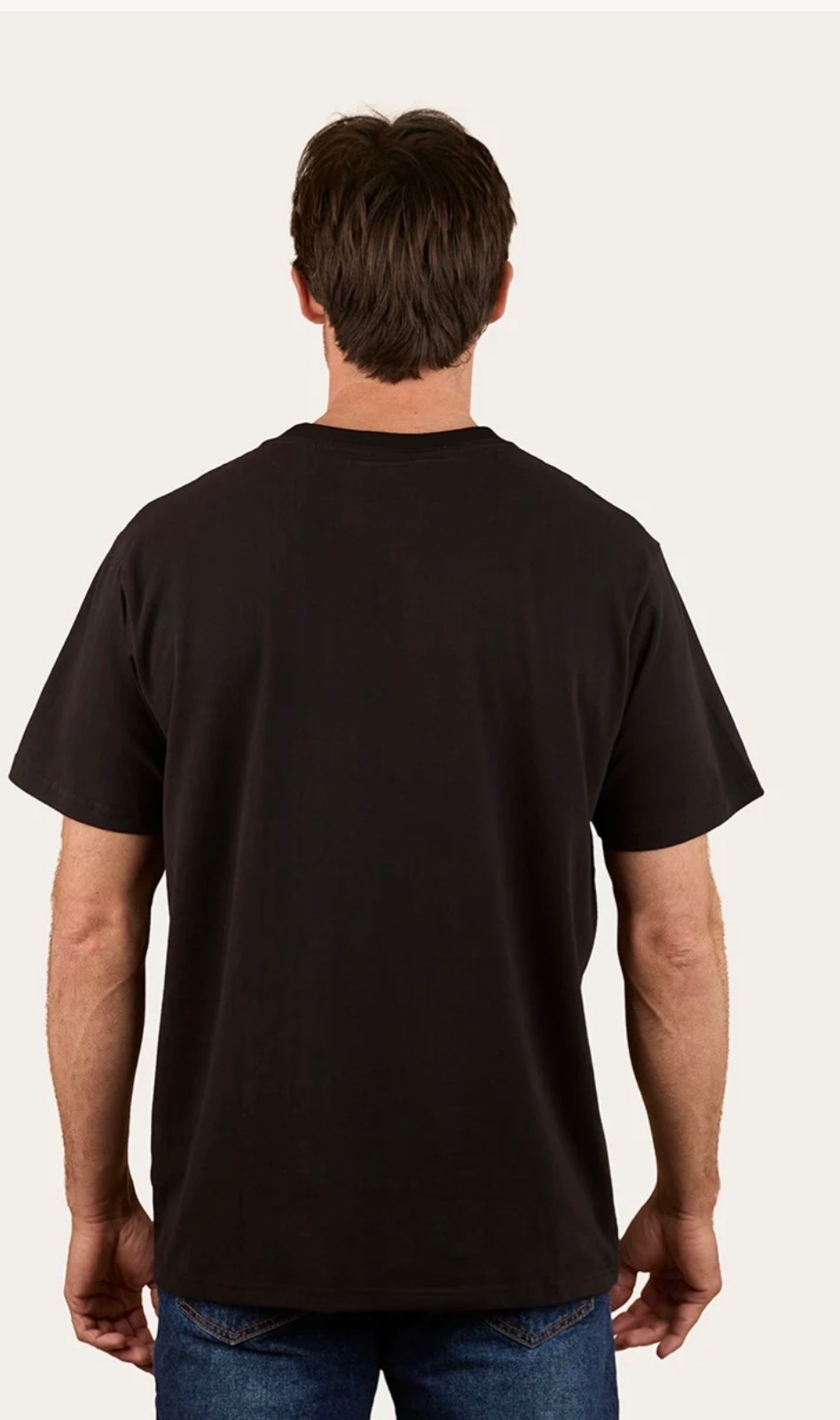 Princeton Mens Loose Fit T-Shirt - Washed Black / Camo - Image 2