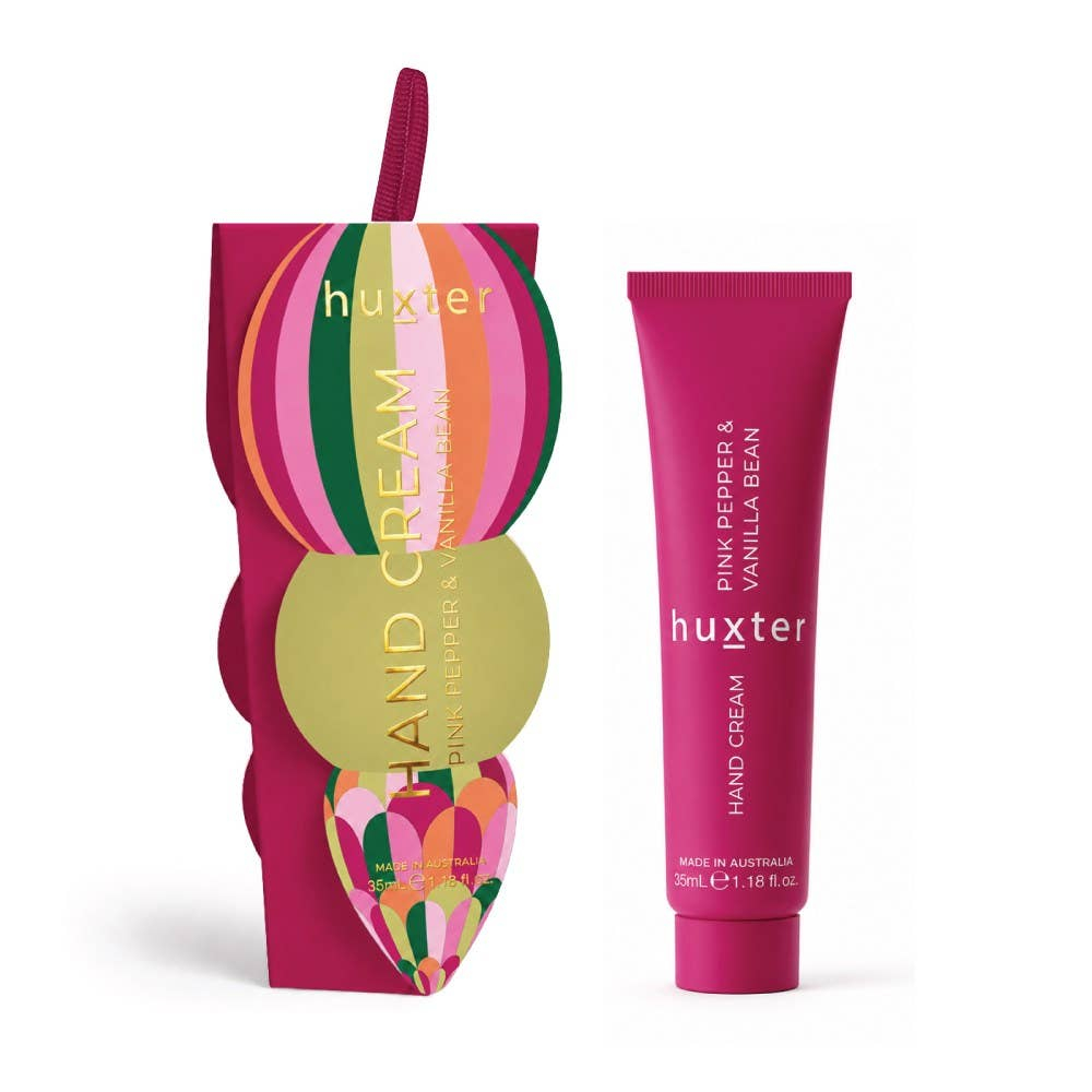 Hanging 35ml H'Cream - Mulberry - Stripes - Adorned Xmas - Pink Pepper & Vanilla Bean