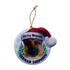 TSK Christmas Sentiment Plaque - German Shepherd